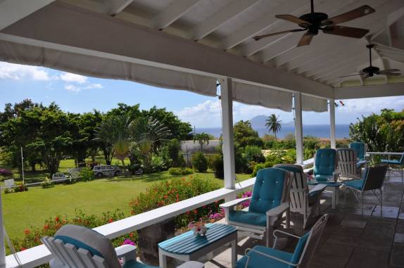 Restaurante na Rawlins Plantation, na ilha de St. Kitts - Caribe